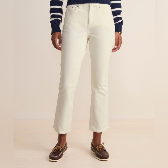 Vineyard Vines Mid-Rise Kick Flare Cords‎ light blue turquoise pants - Picture 1 of 15